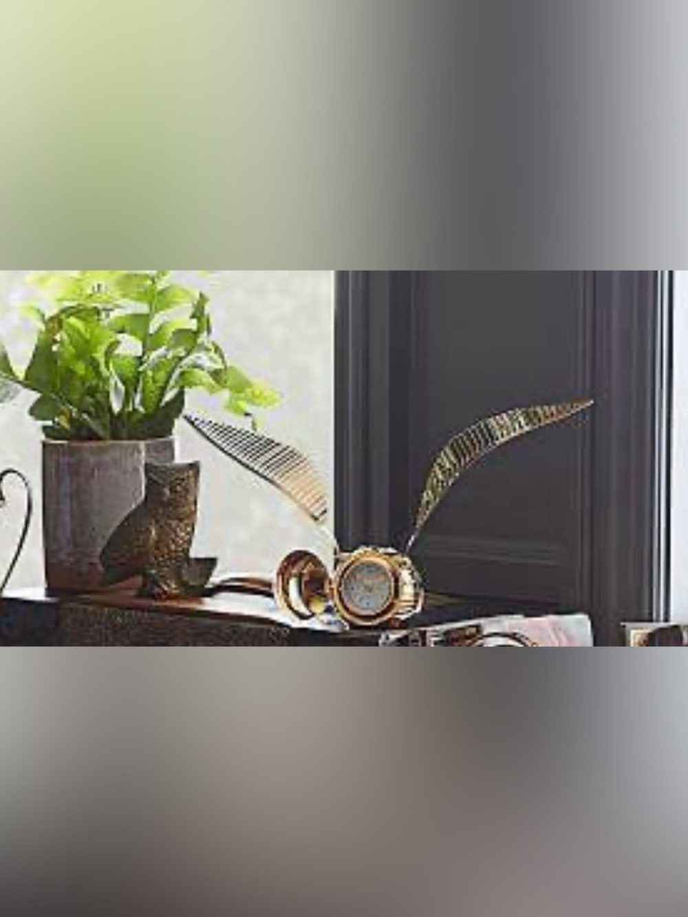 Pottery Barn Golden Snitch Clock Decor